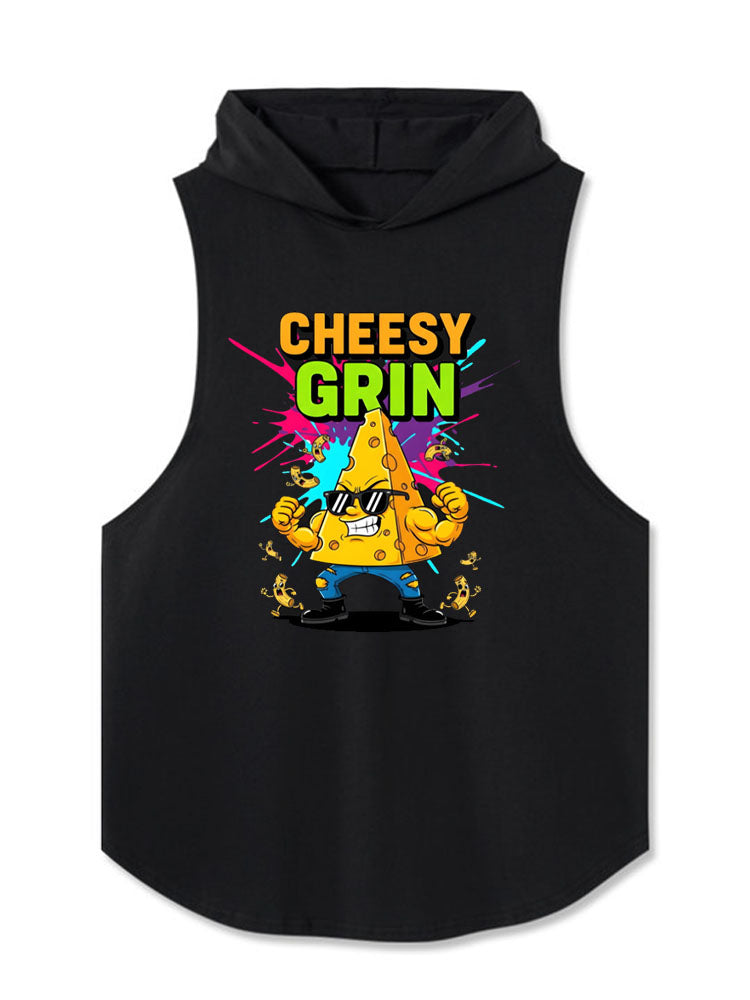 CHEESY GRIN Hooded Tank