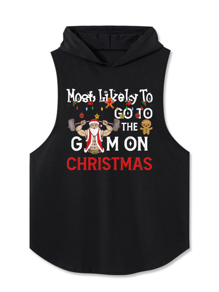 Most likely to go to the gym on Christmas Hooded Tank