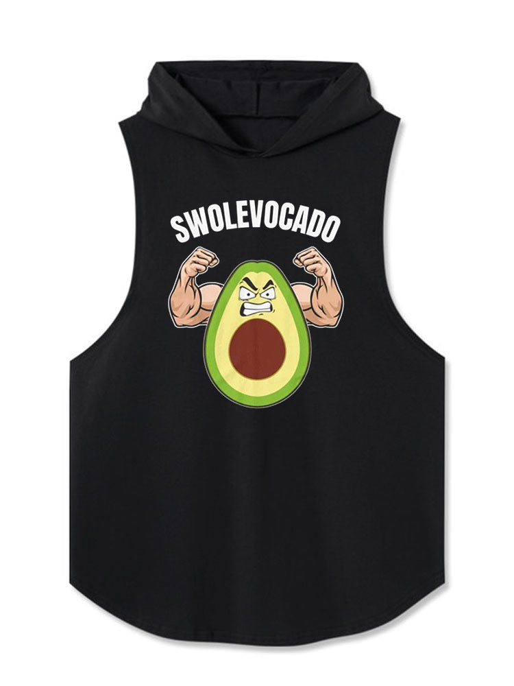 SWOLEVOCADO Hooded Tank