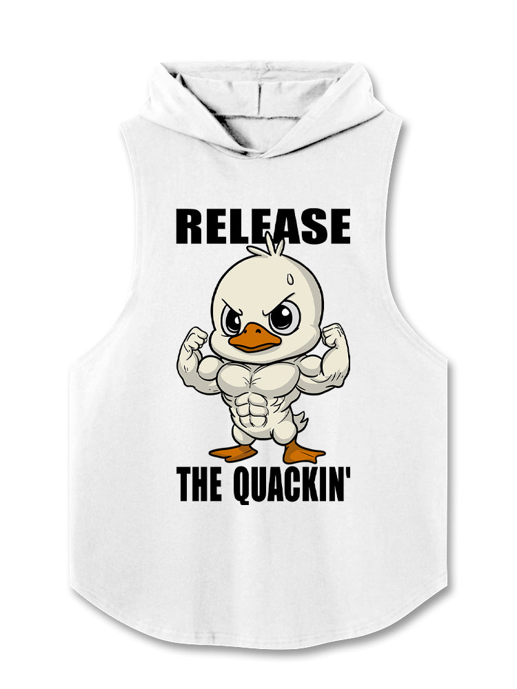 release the quackin Hooded Tank