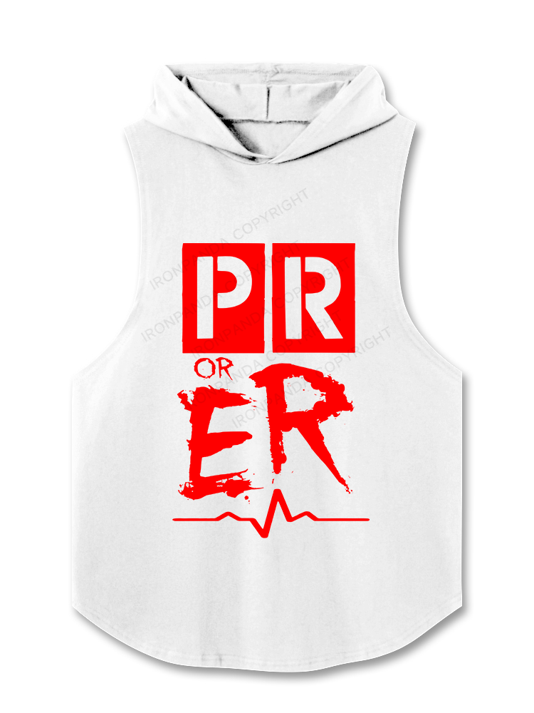 pr or ep Washed Hooded Tank