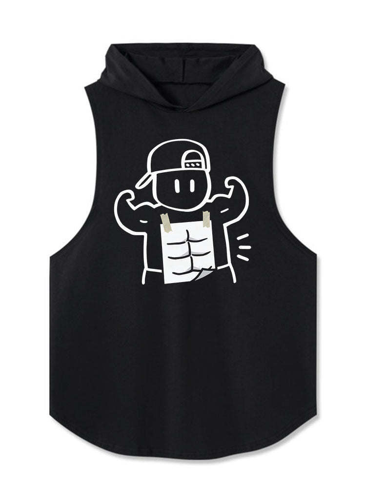 Look at my abs! Hooded Tank
