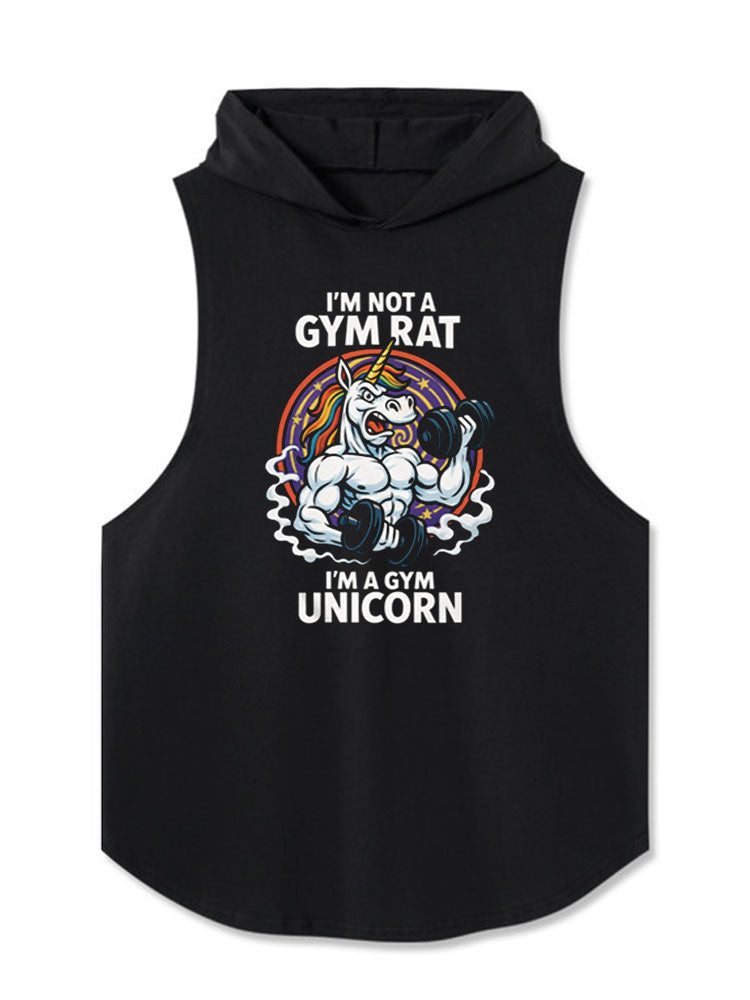 I’M A GYM UNICORN Hooded Tank