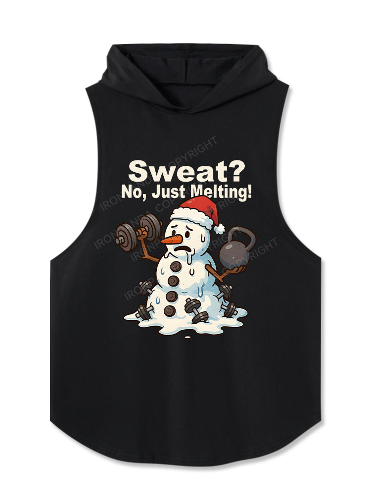 Sweat？ No, Just Melting! Hooded Tank