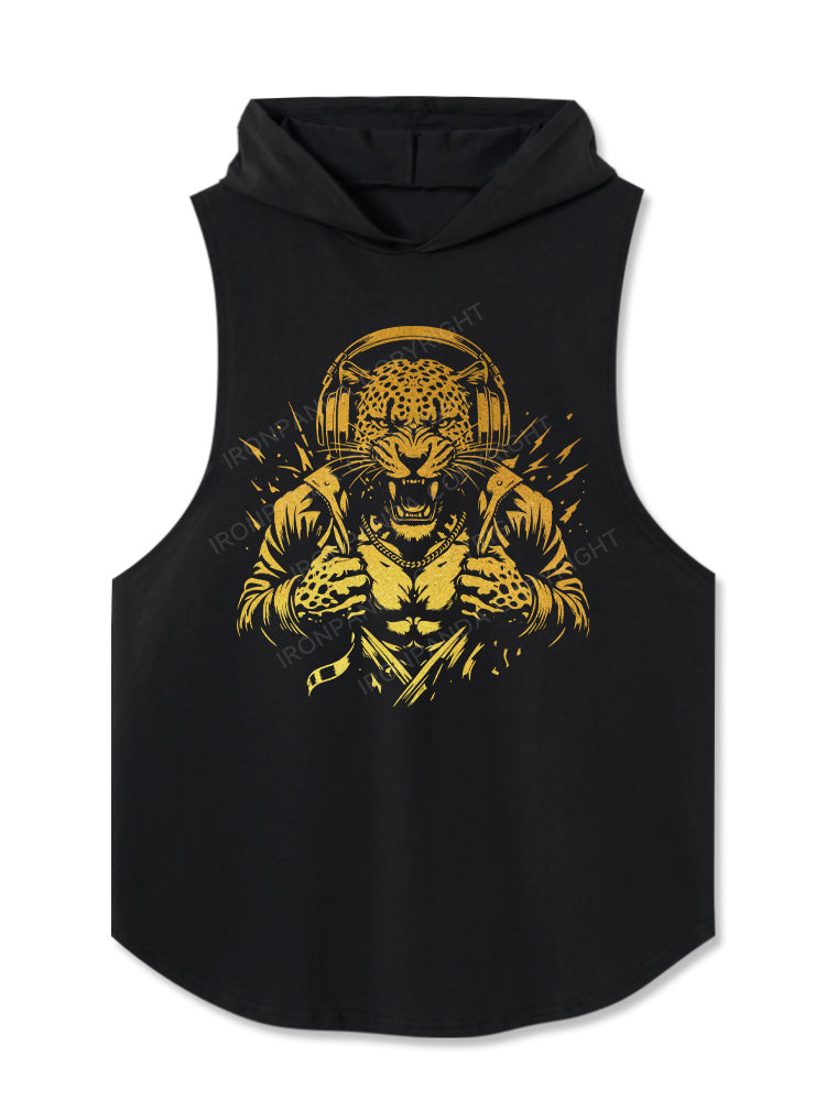Beats and Beasts Hooded Tank