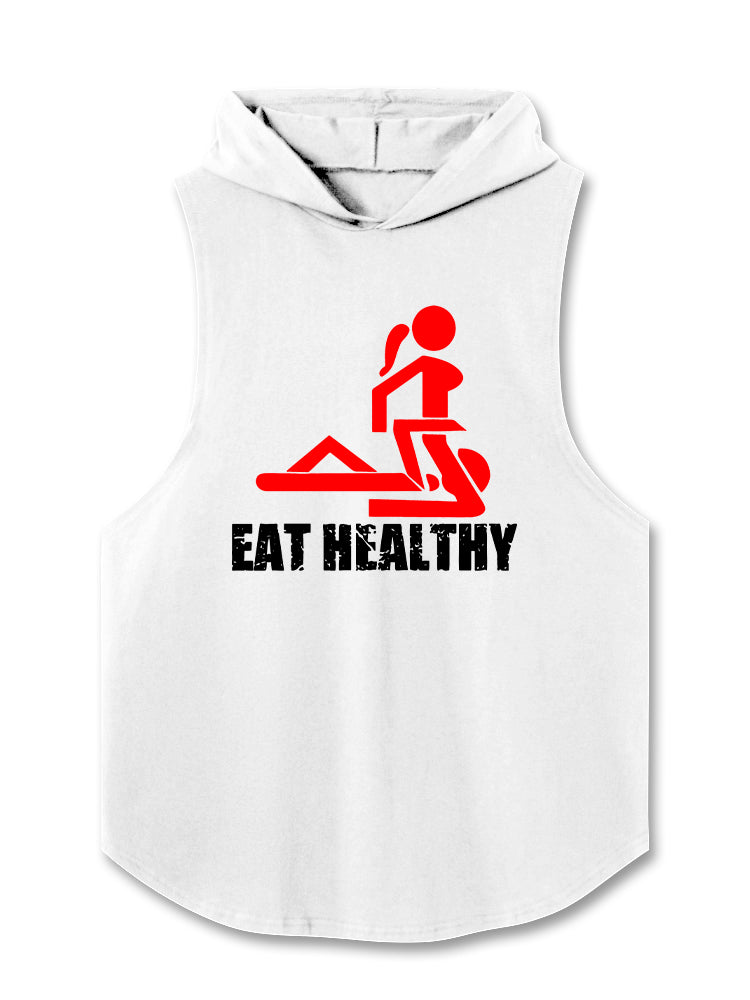 Eat healthy Hooded Tank