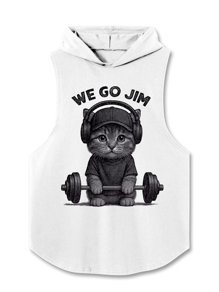 We go gym Hooded Tank