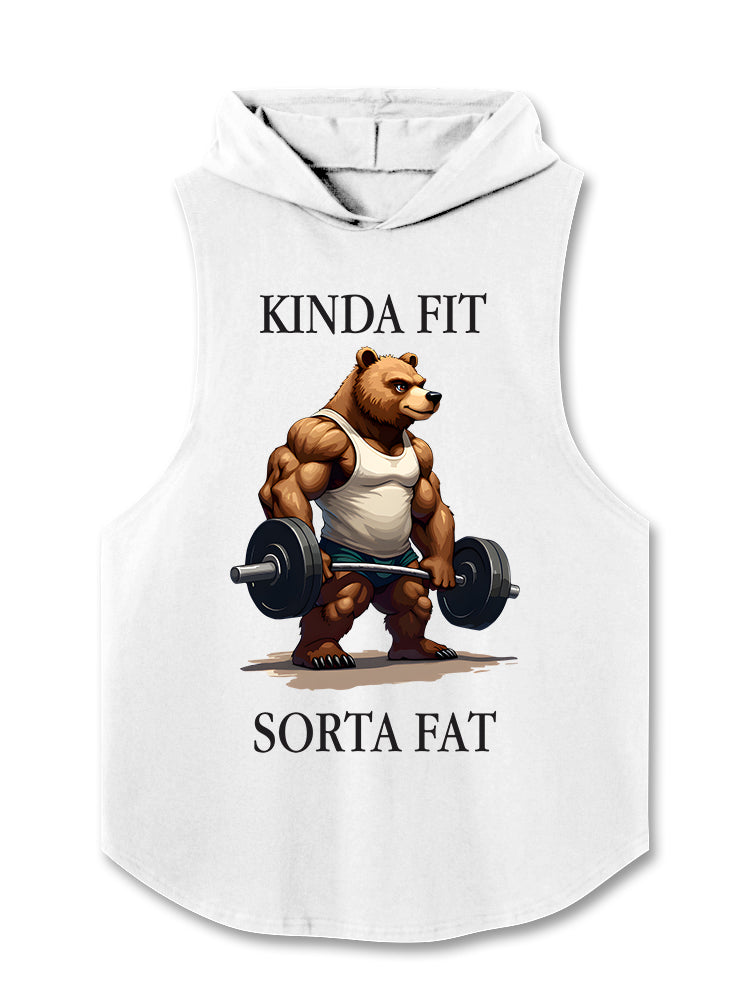 KINDA FIT SORTA FAT Hooded Tank