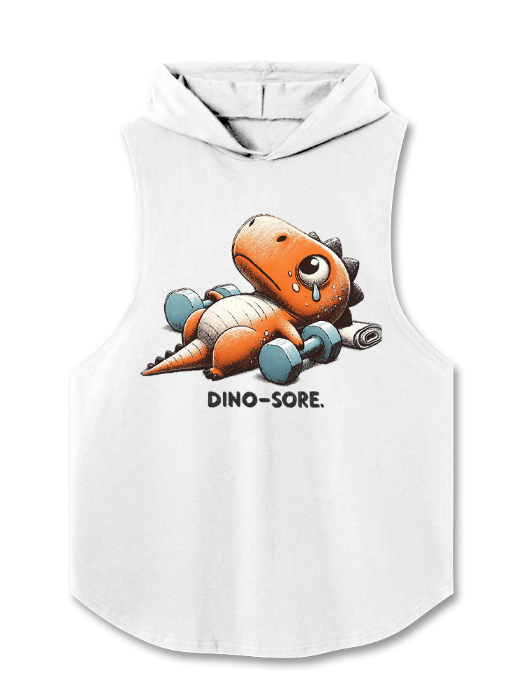 Dino-Sore After Workout Hooded Tank