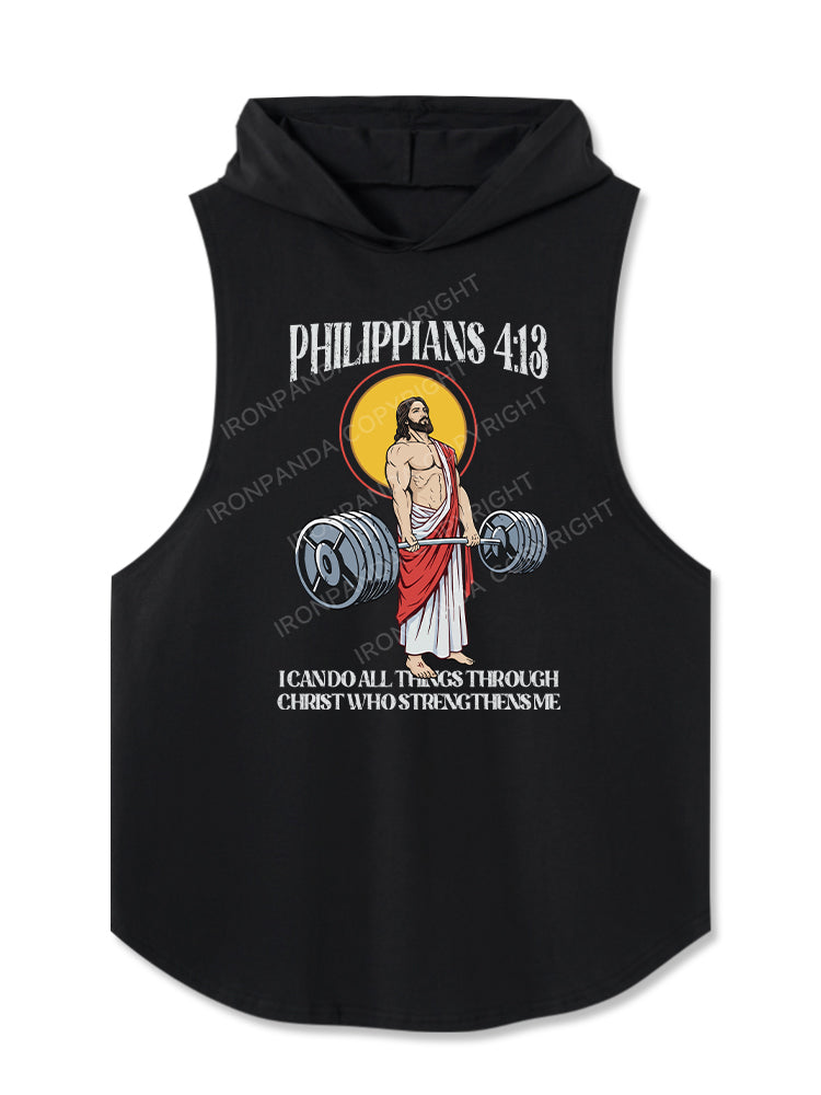 I can do all things through Christ who strengthens me Hooded Tank