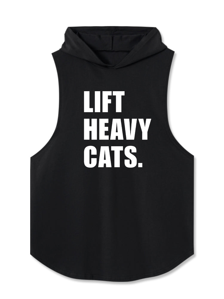 Lift heavy cats Hooded Tank