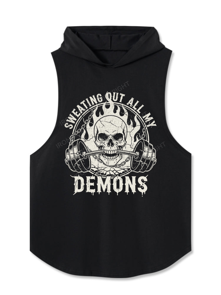 Sweating Out All My Demons Hooded Tank