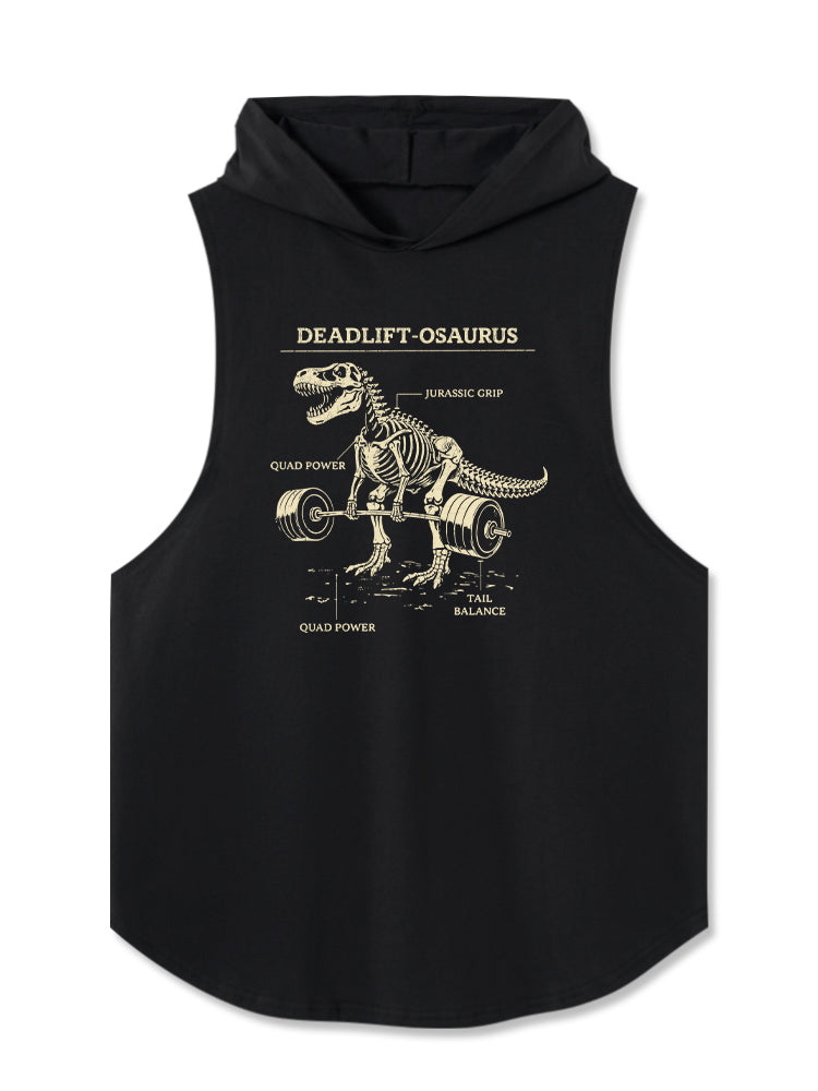 deadlift-osaurus Hooded Tank