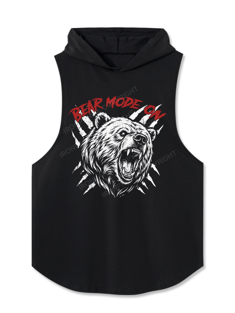BEAR MODE ON Hooded Tank