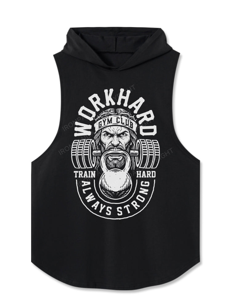 Work Hard Hooded Tank