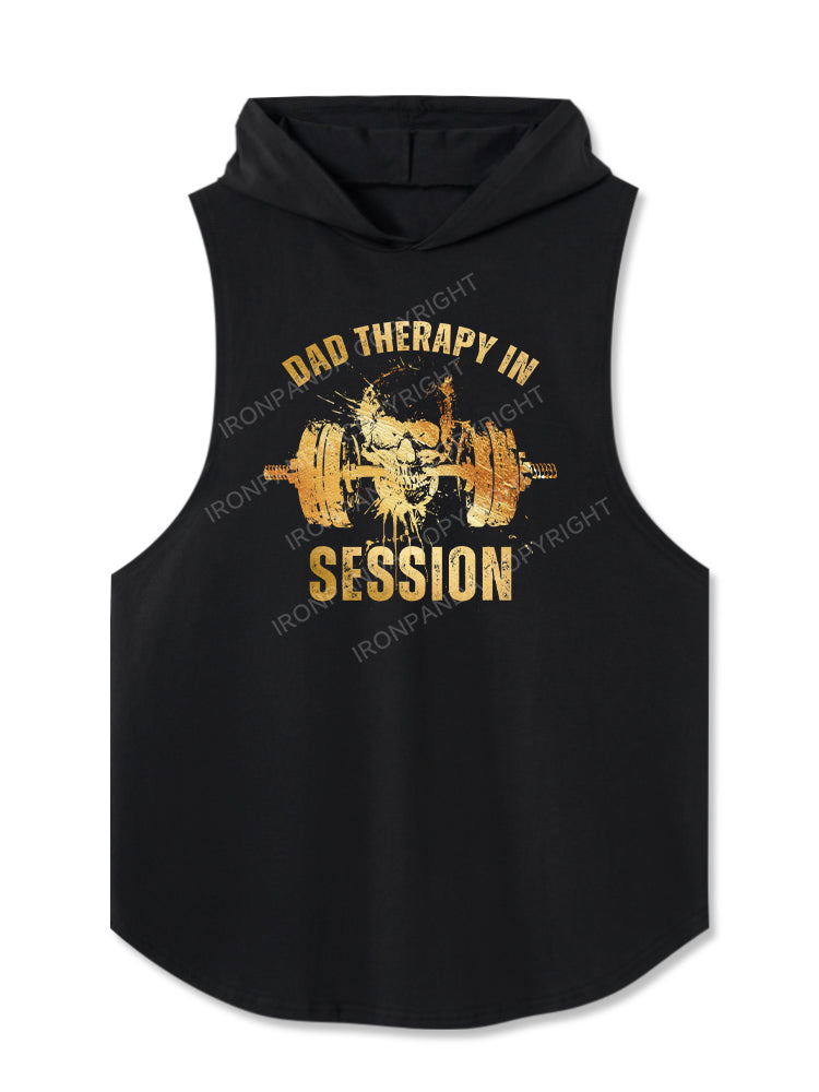 Dad Therapy In Session Hooded Tank