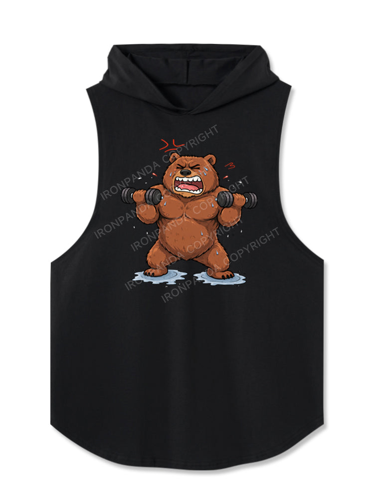 the last set bear Hooded Tank