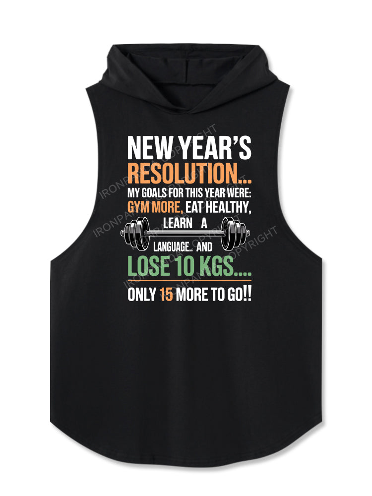 NEW YEAR’S RESOLUTION Hooded Tank