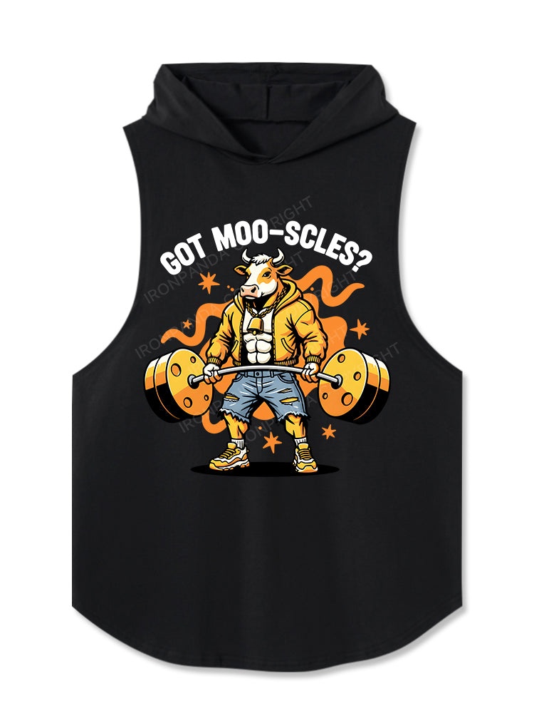 GOT MOO‑SCLES？ Hooded Tank