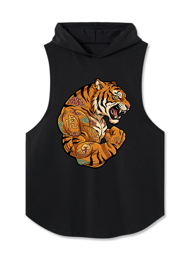 Tiger Fury Hooded Tank