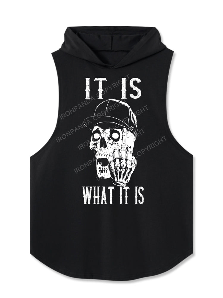 IT IS WHAT IT IS Hooded Tank