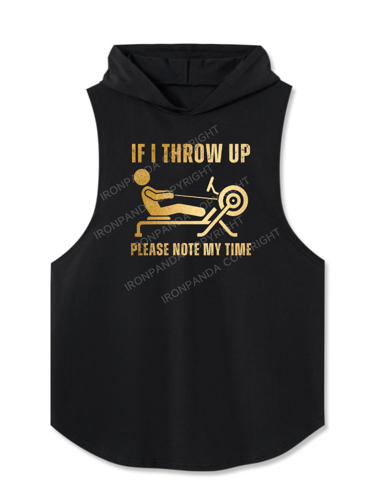 Please Note My Time Hooded Tank
