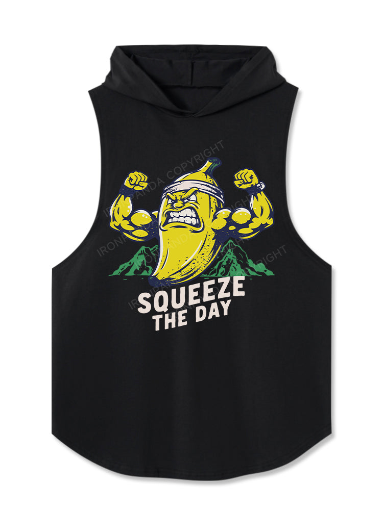 SQUEEZE THE DAY Hooded Tank