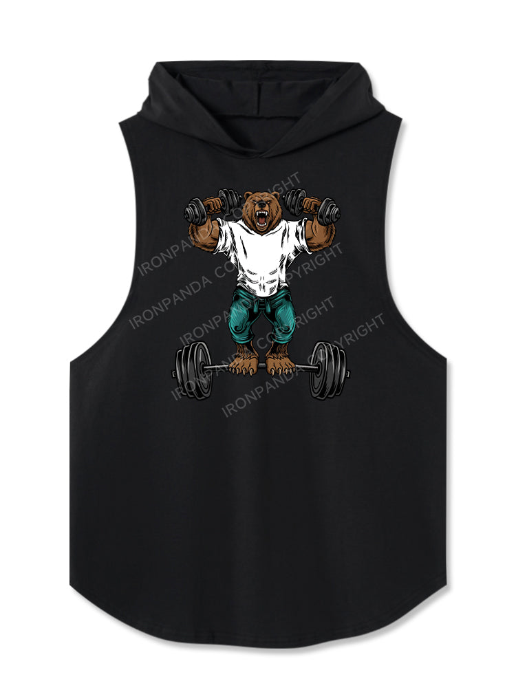 bear Hooded Tank