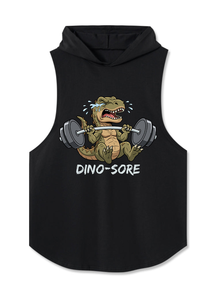 Dino-Sore Daddy Hooded Tank