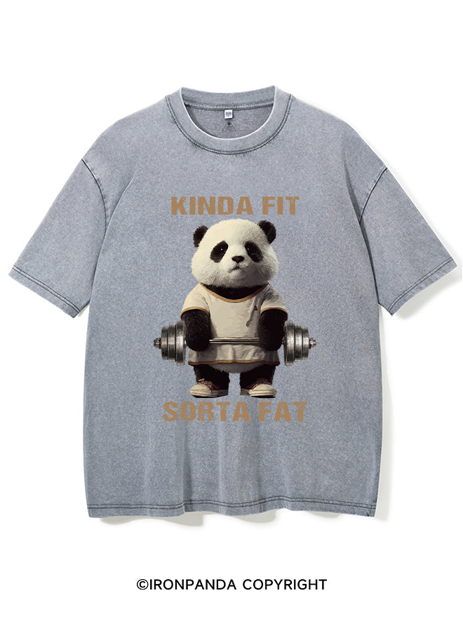 KINDA FIT SORTA FAT Washed Gym Shirt