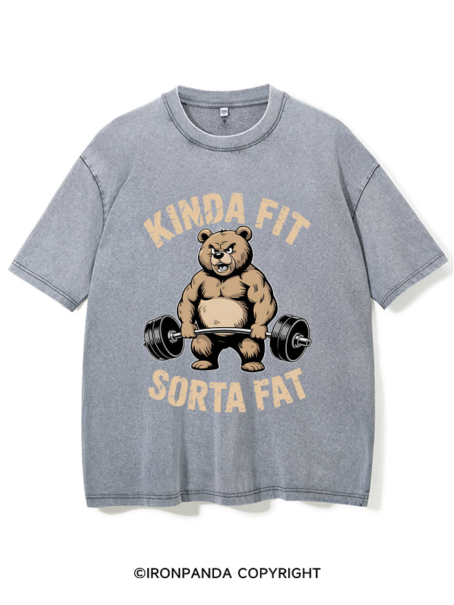 KINDA FIT SORTA FAT Washed Gym Shirt
