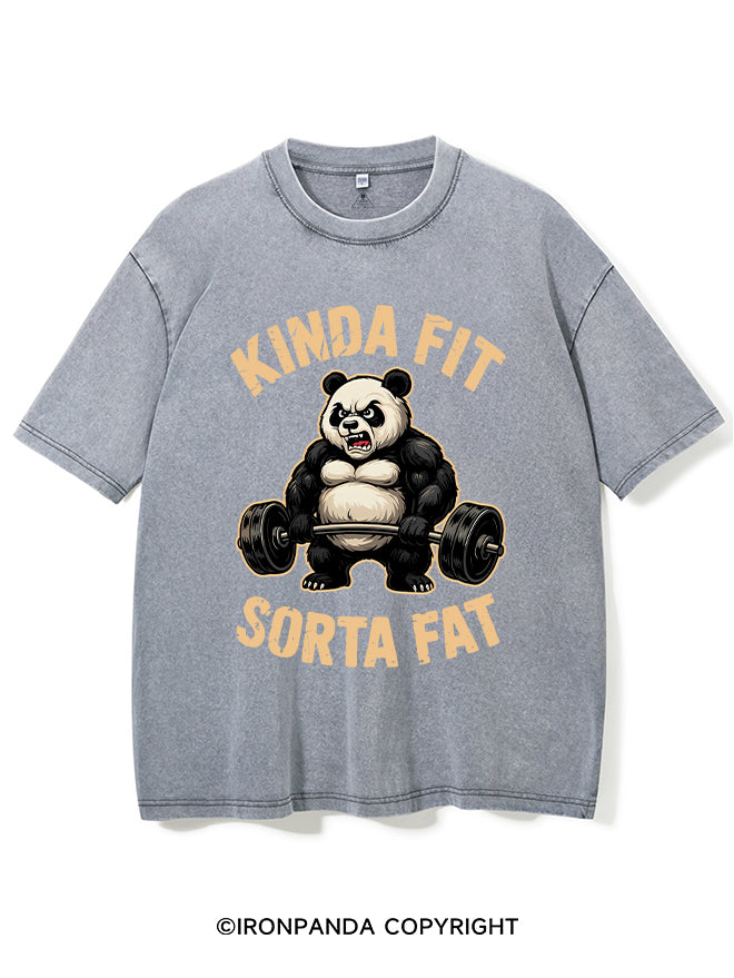 KINDA FIT SORTA FAT Washed Gym Shirt