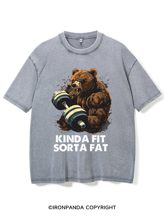 KINDA FIT SORTA FAT Washed Gym Shirt