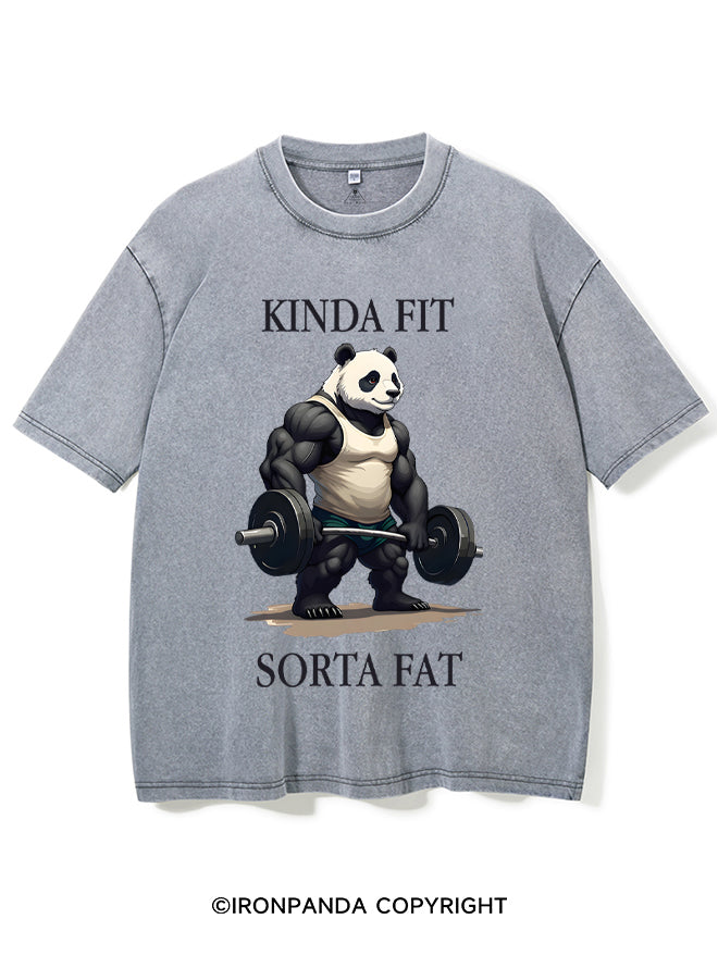 Kinda Fit Sorta Fat Washed Gym Shirt