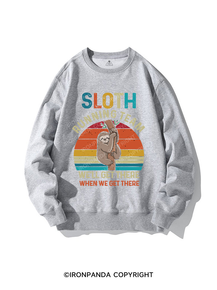SLOTH RUNNING TEAM Crewneck sweatshirt