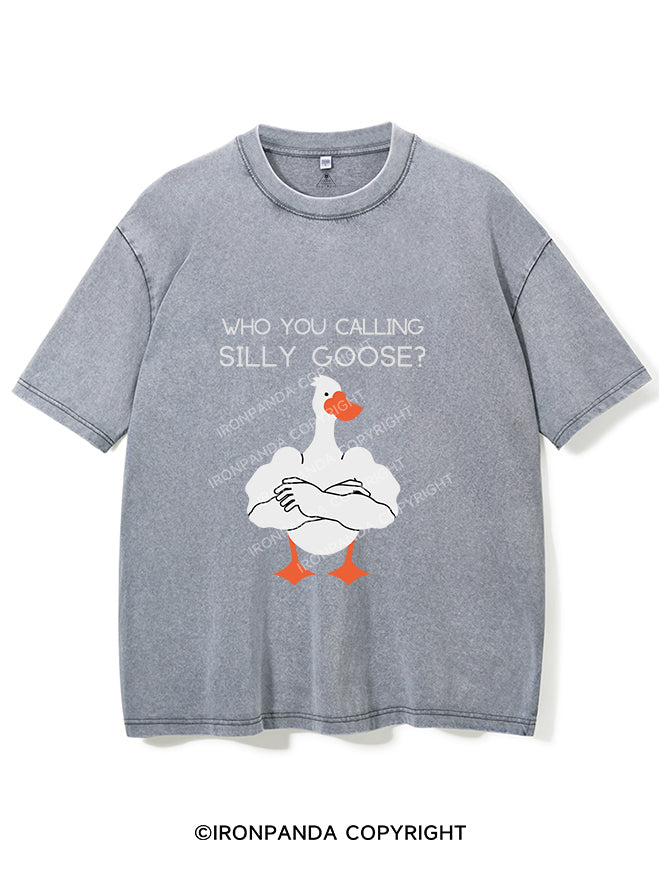 who you calling silly goose Vintage Gym Shirt