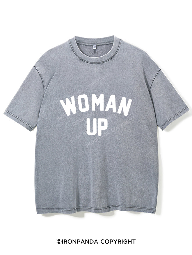 Woman Up Vintage Gym Shirt