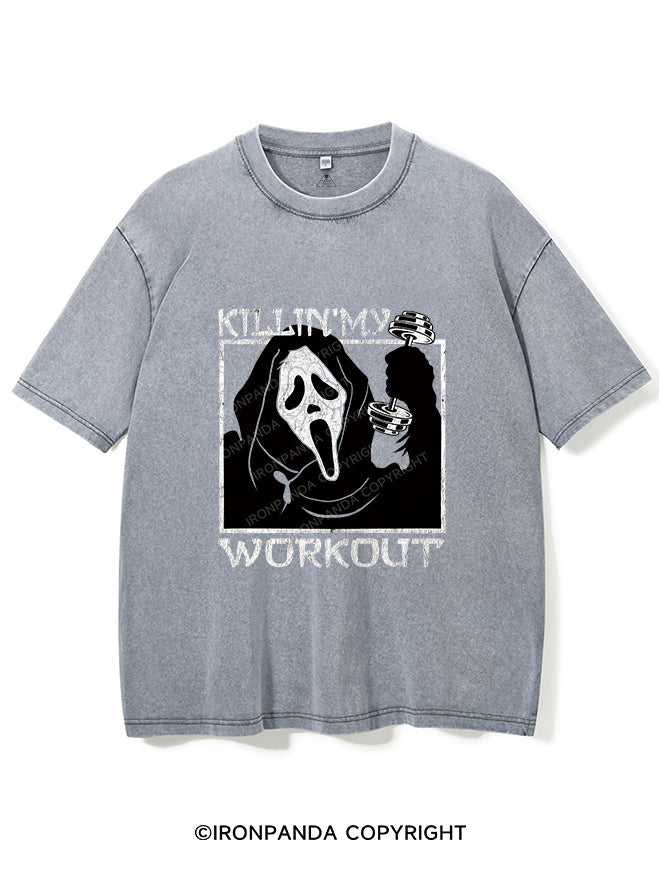 KILLING MY WORKOUT Vintage Gym Shirt