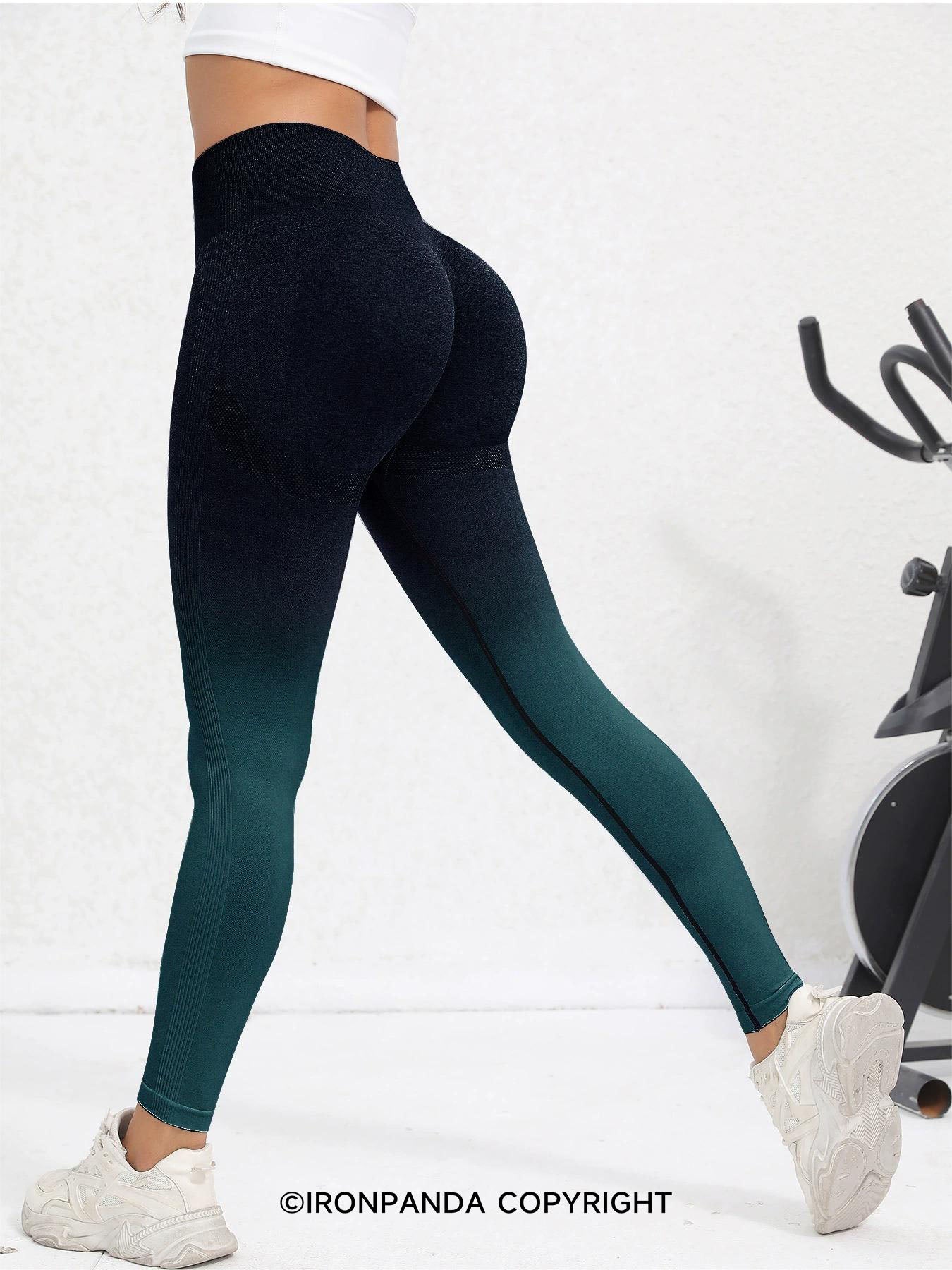 Ombré High-Waist Sculpting Yoga Pants
