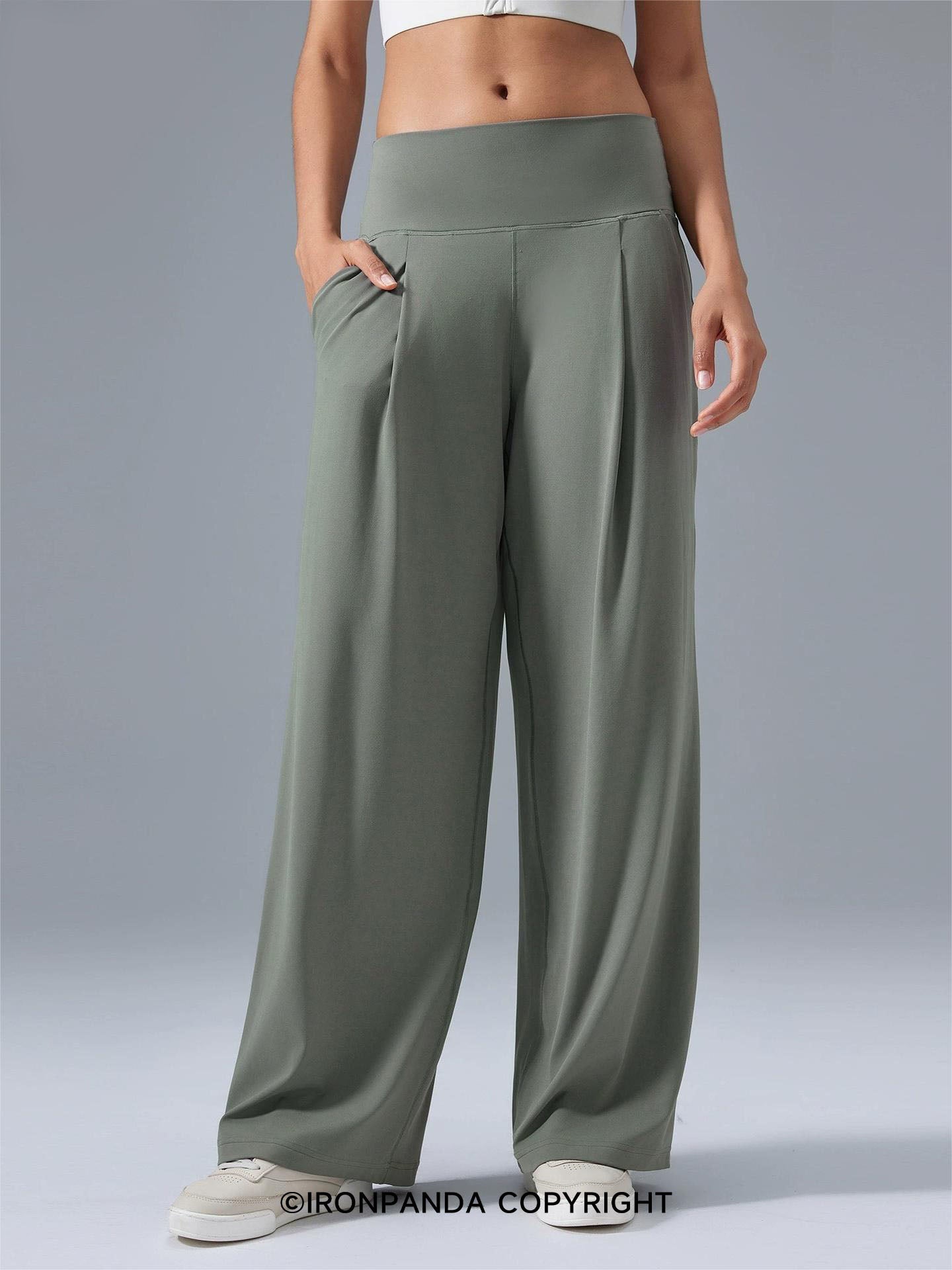 High-Waist Wide-Leg Yoga Pants