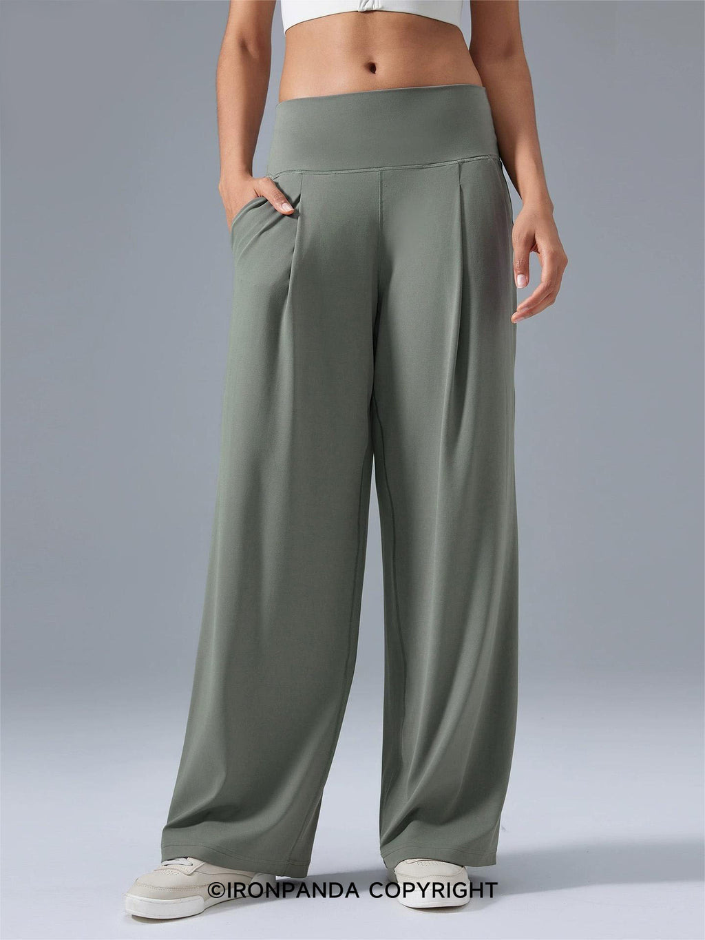 High-Waist Wide-Leg Yoga Pants