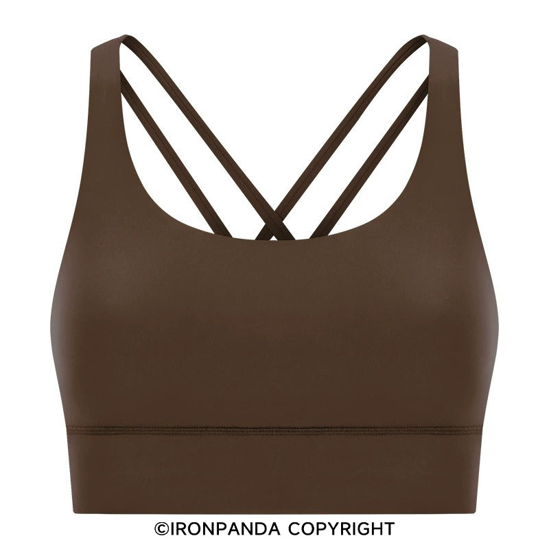 Crisscross Back High-Impact Yoga Bra