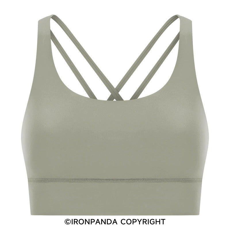 Crisscross Back High-Impact Yoga Bra