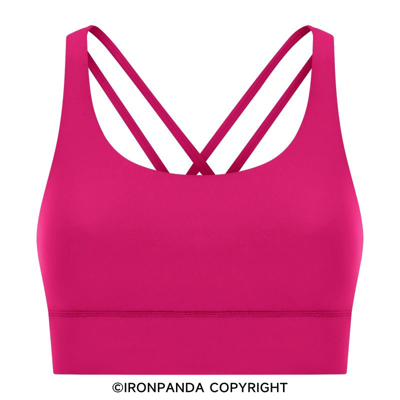 Crisscross Back High-Impact Yoga Bra