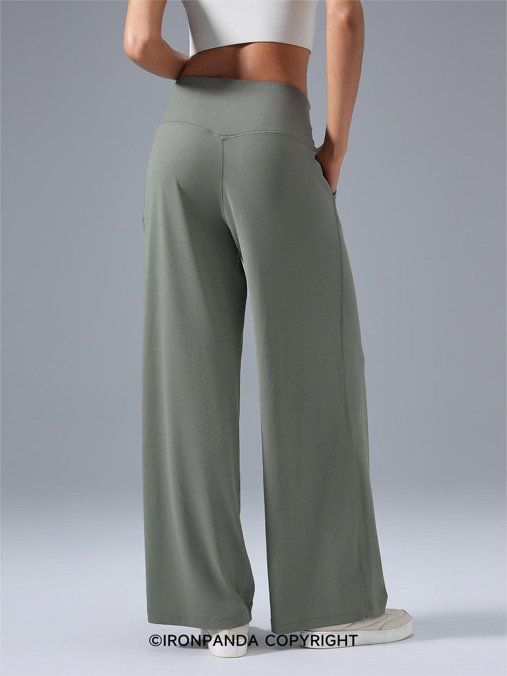 High-Waist Wide-Leg Yoga Pants