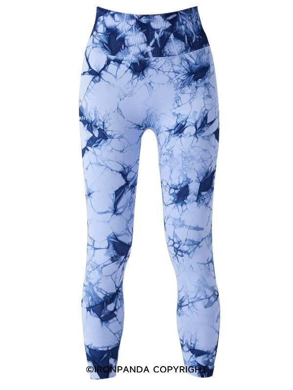 Tie-Dye High-Waist Sculpting Yoga Pants