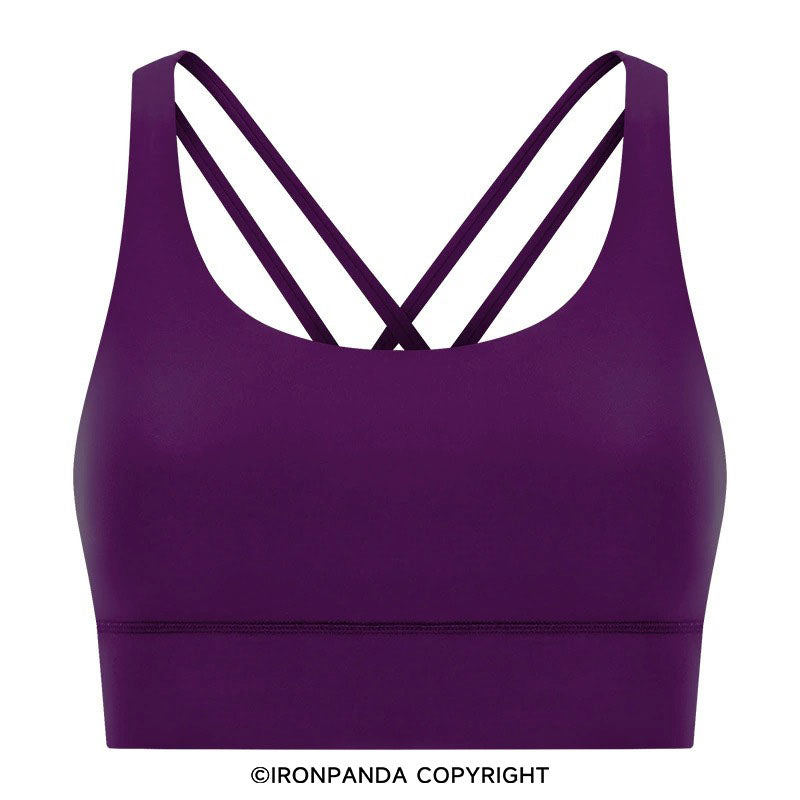 Crisscross Back High-Impact Yoga Bra
