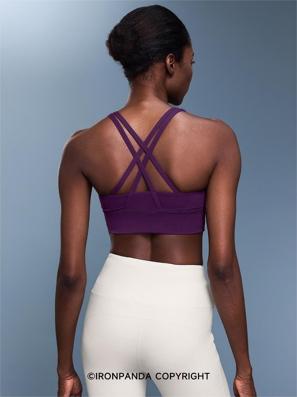 Crisscross Back High-Impact Yoga Bra