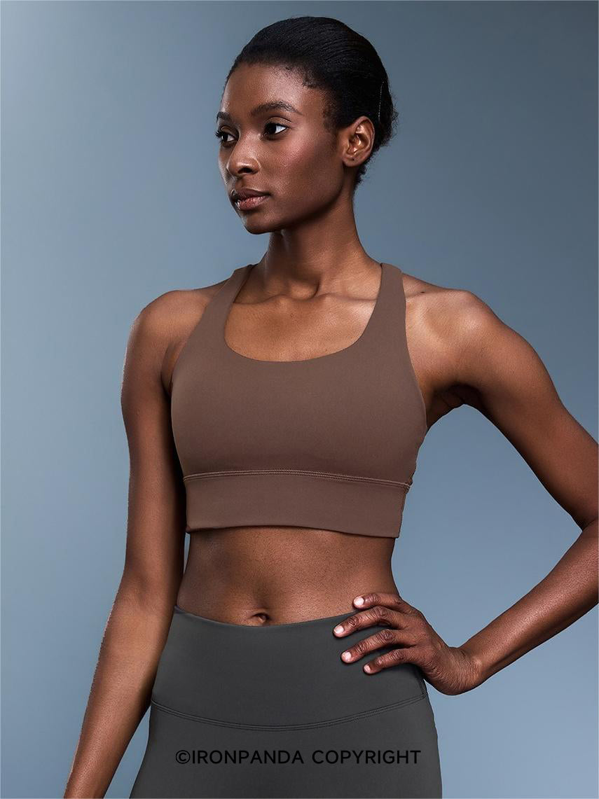 Crisscross Back High-Impact Yoga Bra