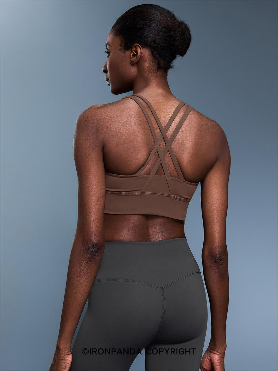 Crisscross Back High-Impact Yoga Bra